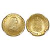 Image 1 : Popayan, Colombia, bust 2 escudos, Ferdinand VI, 1758J, mintmark P.N, NGC AU 53.