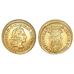 Madrid, Spain, bust 1 escudo, Philip V, 1736JF.