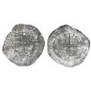 Image 1 : Seville, Spain, cob 8 reales, 1590/89 date to right, assayer Gothic D below mintmark S and denominat