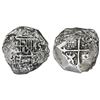 Image 1 : Mexico City, Mexico, cob 4 reales, Philip III, assayer not visible, Grade 3, with HRC replacement ce