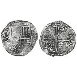 Potosi, Bolivia, cob 8 reales, (161)9T, Grade 1, with HRC replacement certificate.