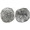 Image 1 : Potosi, Bolivia, cob 8 reales, Philip III, assayer not visible, Grade 2, with HRC replacement tag an