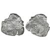 Image 1 : Potosi, Bolivia, cob 8 reales, Philip III, assayer not visible, Grade-2 quality but Grade 4 on certi