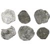 Image 2 : Lot of six Potosi, Bolivia, cob 8 reales, Philip III, various assayers (where visible), Grade 3, wit