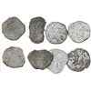 Image 2 : Lot of eight Potosi, Bolivia, cob 8 reales, Philip III, various assayers (where visible), Grades 4 (