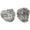 Image 1 : Potosi, Bolivia, cob 4 reales, 1618, assayer not visible, Grade-2 quality but Grade 4 in database, c