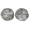 Image 1 : Potosi, Bolivia, cob 4 reales, Philip III, assayer T, Grade 1 quality but Grade 3 in database, certi