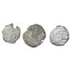 Image 1 : Lot of three Potosi, Bolivia, cob 4 reales, Philip III, assayers not visible, Grade 5.