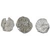 Image 2 : Lot of three Potosi, Bolivia, cob 4 reales, Philip III, assayers not visible, Grade 5.