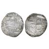 Image 1 : Potosi, Bolivia, cob 2 reales, Philip II, assayer A, Grade 1, ex-Atocha Research Collection.