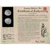 Image 2 : Potosi, Bolivia, cob 2 reales, Philip II, assayer A, Grade 1, ex-Atocha Research Collection.