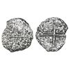 Image 1 : Potosi, Bolivia, cob 2 reales, Philip III, assayer not visible, Grade 4.
