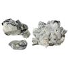 Image 1 : Large clump of 25+ silver cobs encrusted onto a ballast stone, plus smaller stone with single coin, 