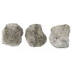 Image 1 : Lot of three Mexico City, Mexico, cob 8 reales, Philip III, assayers not visible, Grades 3 (two) and