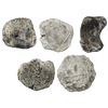 Image 1 : Lot of five Potosi, Bolivia, cob 8 reales, Philip III, assayers not visible, Grade 4, certificates m