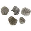 Image 2 : Lot of five Potosi, Bolivia, cob 4 reales, Philip III, assayers not visible, Grade 4, certificates m