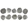 Image 1 : Lot of ten Potosi, Bolivia, cob 1R, Philip III and IV, various assayers (where visible).