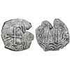 Image 1 : Potosi, Bolivia, cob 8 reales, 1679C, flipover double-strike, Seliger Plate Coin.