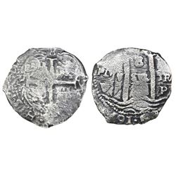 Potosi, Bolivia, cob 8 reales, 1679V.