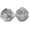 Image 1 : Potosi, Bolivia, cob 4 reales, 1679V.