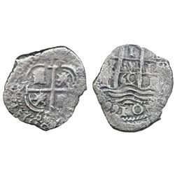 Potosi, Bolivia, cob 1 real, 1660E.