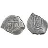 Image 1 : Potosi, Bolivia, cob 1 real, 1677/6E.
