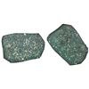 Image 1 : Mexico City, Mexico, cob 8 reales "greenie" (encrusted as found), ex-Hurricane Jeanne.