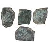 Image 2 : Lot of four Mexico City, Mexico, cob 8 reales "greenies" (encrusted as found), with original Mel Fis