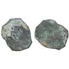 Image 1 : Mexico City, Mexico, cob 8 reales, Philip V, assayer not visible, uncleaned as found.