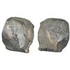 Image 1 : Mexico City, Mexico, cob 4 reales, Philip V, assayer not visible, encrusted (as found), with hand-si