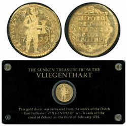 Westfriesland, United Netherlands, gold ducat, 1729.