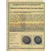 Image 2 : Encrusted clump of two Lima, Peru, bust 8 reales, Charles IV, assayer IJ (probably both dated 1800).