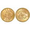 Image 1 : USA (San Francisco mint), gold $20 coronet Liberty "double eagle," 1865-S, PCGS AU58 / Brother Jonat