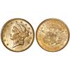 Image 1 : USA (San Francisco mint), gold $20 coronet Liberty "double eagle," 1857-S, NGC AU 58 / SS Republic, 