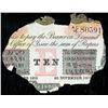 Image 1 : Calcutta, British India, 10 rupees, 25-1-1916, series AC 48, serial 80391, laminated with wreck info
