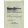 Image 3 : Calcutta, British India, 10 rupees, 25-1-1916, series AC 48, serial 80391, laminated with wreck info
