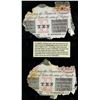 Image 1 : Lot of two Calcutta, British India, 10 rupees, 25-1-1916, series AC 48, serials 80397 and 80377, lam