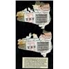 Image 1 : Lot of two Calcutta, British India, 10 rupees, 25-1-1916, series AC 48, serials 80368 and 80369, lam