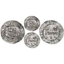 Mexico City, Mexico, 2 reales, Charles-Joanna, "Early Series," assayer R (Gothic) at bottom below pi