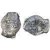 Image 1 : Mexico City, Mexico, cob 8 reales, Philip IV, assayer P, with large, eight-petal flower countermark 