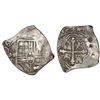 Image 1 : Mexico City, Mexico, cob 4 reales, (16)56P, with chopmarks as from circulation in Asia.