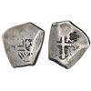 Image 1 : Mexico City, Mexico, cob 4 reales, Philip V, assayer R, with five-petal flower countermark (Sumenep 