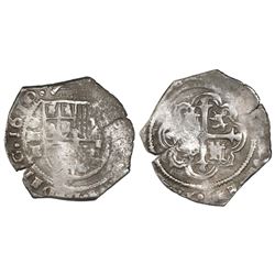 Mexico City, Mexico, cob 1 real, 1610F, rare, ex-Pullin, ex-Witte Museum.