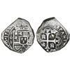 Image 1 : Mexico City, Mexico, klippe 8 reales, 1733F, cob planchet.