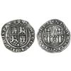 Image 1 : Lima, Peru, 4 reales, Philip II, assayer R (Rincon) to left (large), motto PL-VSVL-T, legends HISPA/
