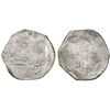 Image 1 : Potosi, Bolivia, cob 8 reales, Philip II, assayer B (4th period).