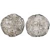 Image 1 : Potosi, Bolivia, cob 8 reales, Philip III, assayer T (ca. 1620), quadrants of cross transposed.
