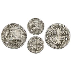 Potosi, Bolivia, cob 8 reales Royal (galano), 1630T, x-shaped ornaments, very rare first known date