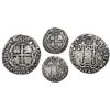 Image 1 : Potosi, Bolivia, cob 8 reales Royal (galano), 1718Y, "condor" ornaments in legends and interiors.