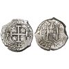 Image 1 : Potosi, Bolivia, cob 8 reales, 1734E.